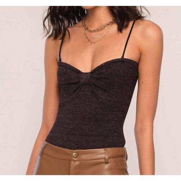 NEW HEARTLOOM colette cami in black - Picture 1 of 2
